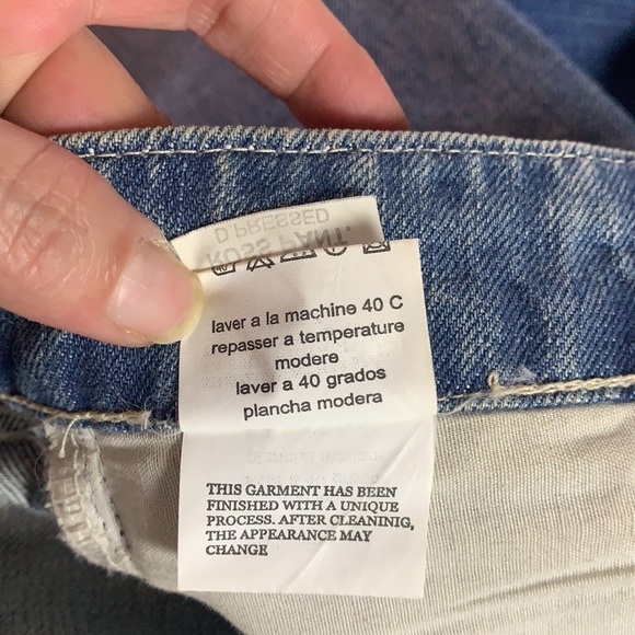 TOMMY Hilfiger Light Blue Wash Distressed Straight Leg Jeans Size 28 - Picture 10 of 16